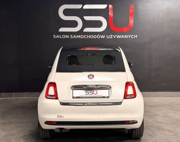 Fiat 500 II CC Seria 4 1.2 69KM 2016 Fiat 500 1.2 69KM Cabrio POP Stan Idealny SSU 1.2 Benzyna 69KM, zdjęcie 12