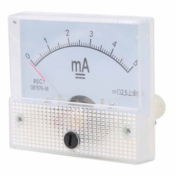 Тестер постоянного тока 0-5 мА Индикаторный измеритель тока