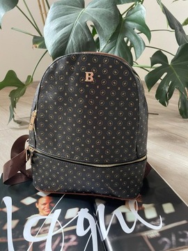 LOGOWANY PLECAK DAMSKI TOREBKA A4