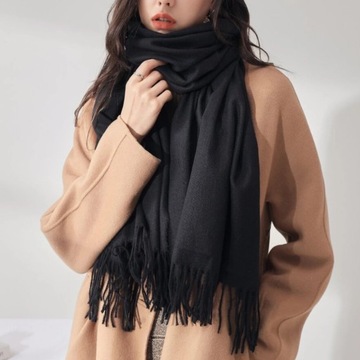 КАШЕМИРОВЫЙ ШАРФ БОЛЬШОЙ ТЕПЛЫЙ КЛАССИЧЕСКИЙ ЖЕНСКИЙ ШАРФ ПЛОТНЫЙ КАШЕМИР ЦВЕТА