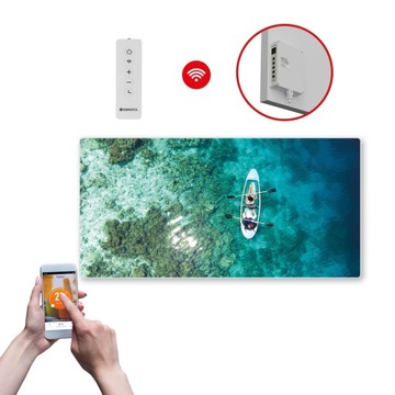 DEKORACYJNY PANEL GRZEWCZY na podczerwień o mocy 700W z WIFI