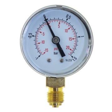 MANOWAKUOMETR 50MM 1/4 RADIALNY -1 - 1.5 BAR DOLNY