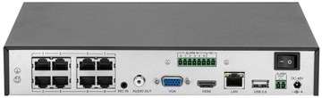 IP-РЕГИСТРАТОР TC-R3110 СПЕЦИФИКАЦИЯ:I/B/P8/K/V3.1 10 КАНАЛОВ, 8 PoE TIANDY