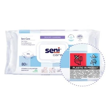 Влажные салфетки SENI CARE 80 шт.