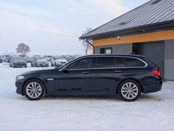 BMW Seria 5 F10-F11 Touring 520d 184KM 2012 BMW Seria 5 Ledy Alu Klima Navi Jasne Skory Serwis Gwarancja 2.0 Diesel, zdjęcie 5