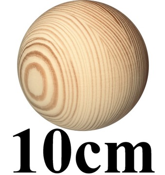 KULE DREWNIANE, Kula KULKI różne wymiary 100mm