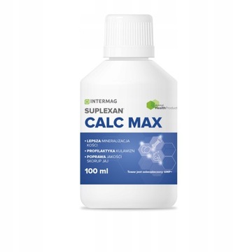 INTERMAG SUPLEXAN CALC MAX 100ML WZMACNIA KOŚCI I SKORUPY JAJ
