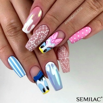 Semilac Flash Aurora Gold & Green 681 пыль