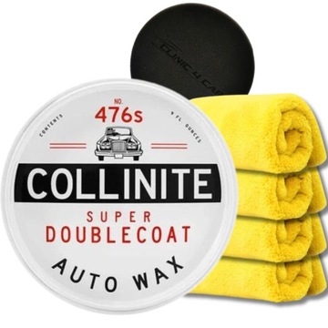 WOSK COLLINITE 476S WOSK TWARDY APLIKATOR + 4x MIKROFIBRA !