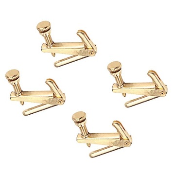4 золотых регулятора струн для скрипки.