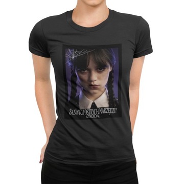 Koszulka T-shirt Damski ADDAMS WEDNESDAY - M