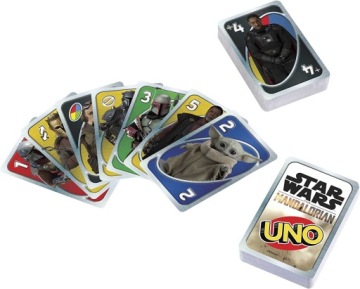 Семейная игра STAR WARS MANDALORIAN UNO CARD GAME