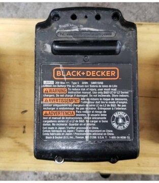 Zestaw 5 uchwytów ściennych do Baterii Black & Decker 20V