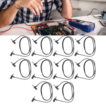 10 ШТ. ТЕСТОВЫЕ ПРОВОДЫ С БАНАНАМИ 4мм 30В