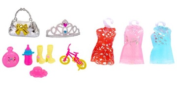 Набор кукол для кукол платья аксессуары для обуви для кукол