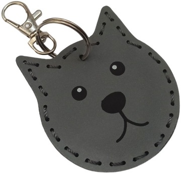 BRELOK ODBLASKOWY MASKOTKA ZAWIESZKA ODBLASK KOTEK