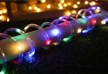 Wąż świetlny LED ozdoba świąteczna 103 NIEBIESKA