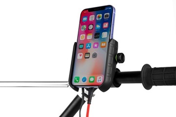 ДЕРЖАТЕЛЬ ДЛЯ МОТОЦИКЛА ТЕЛЕФОНА С ИНДУКТИВНЫМ ЗАРЯДНЫМ УСТРОЙСТВОМ USB-C – СУПЕР КАЧЕСТВО