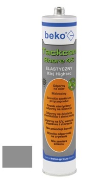 BEKO Klej konstrukcyjny Tackcon GRAFITOWY 310 ml.