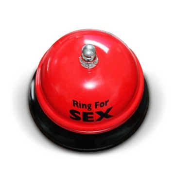 Настольный секс-колокольчик - красный и черный