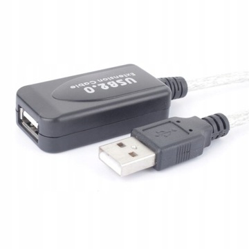 Активный удлинительный кабель USB 2.0, удлинитель 20 м