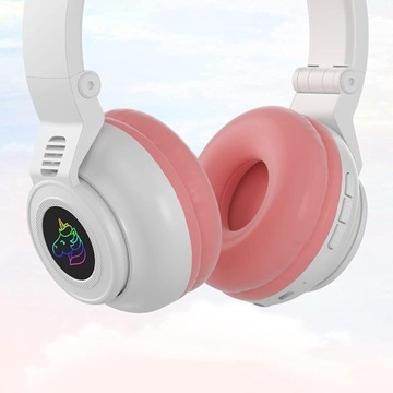 БЕСПРОВОДНЫЕ НАУШНИКИ BT 5.0 LED RGB ДЛЯ ИГРОВОГО ПК UNICORN