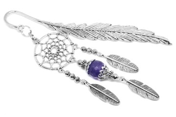 ZAKŁADKA DO KSIĄŻKI łapacz snów JADEIT hematyt