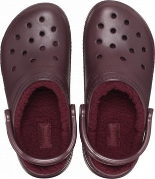 Męskie Ocieplane Klapki Buty Chodaki Crocs Classic Lined 203591 Clog 46-47|