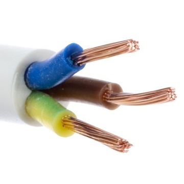 Przewód kabel linka miedź OMY 3x1 okrągły - 25m