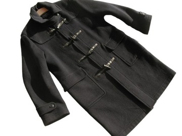 263*BASIC HOUSE_WEŁNIANY PŁASZCZ XL_BURDYSÓWKA