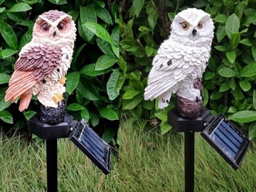 Светодиодный садовый светильник на солнечной батарее Owl