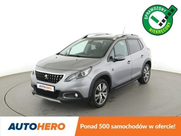 Peugeot 2008 I SUV Facelifting 1.2 PureTech 110KM 2019 Peugeot 2008 Crossway, Kamera, Panorama, Navi