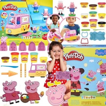 PLAY DOH ŚWINKA PEPPA MEGA 2 ZESTAWY CIASTOLINY