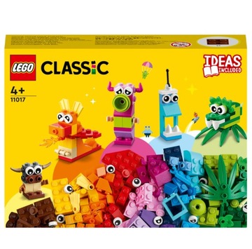 KLOCKI LEGO CLASSIC CREATIVE POTWORY 140 ELEMENTÓW