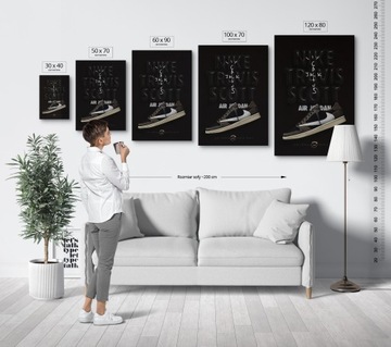 Картина на холсте для гостиной NIKE TRAVIS SCOTT POP00065 30x40