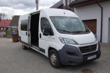 Fiat Ducato IV Furgon 2.3 MultiJet  130KM 2019 Fiat Ducato 2.3D VIP 9-Osobowy Długi z paką Salon Polska Klima, zdjęcie 4