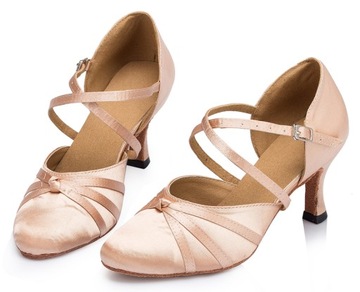 Buty do Tańca Standard Taneczne Różowy 7,5CM-R.41