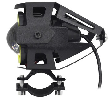 2x ГАЛОГЕННЫЕ СВЕТОДИОДНЫЕ ЛАМПЫ ОТРАЖАТЕЛЬНОЕ КОЛЬЦО U7 + ВЫКЛЮЧАТЕЛЬ