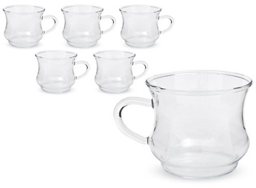 Szklanki żaroodporne filiżanki Iza 220ml 6szt