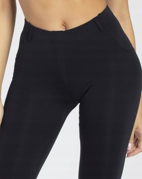 БРЮКИ GATTA ELEGANT SKINNY, ЧЕРНЫЕ, XXL