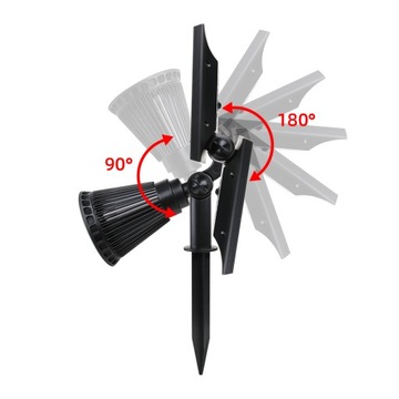 СОЛНЕЧНАЯ ЛАМПА С ПРИВОДОМ CONICA, СВЕТОДИОДНЫЙ САДОВЫЙ ОТРАЖАТЕЛЬ