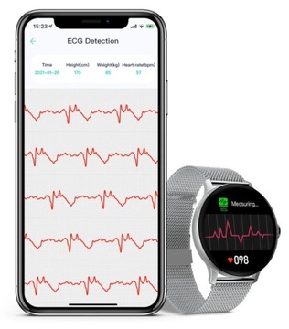 SMARTWATCH ELEGANT ЖЕНСКИЕ ЧАСЫ МЕНЮ ВЫЗОВОВ PL БРАСЛЕТ + ремешок