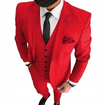 GARNITURY MĘSKIE, TRZYCZĘŚCIOWY KOMPLET,XL, XL