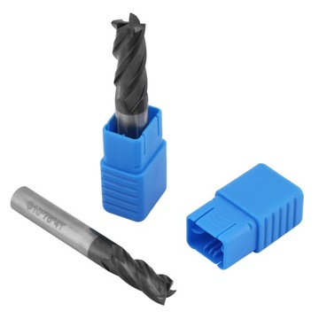 Набор из 8 шт. 2-12 мм, 4 канавки, твердосплавные концевые фрезы