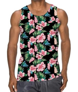 Koszulka bez rękawów Palm Tree Graphic Tank Top