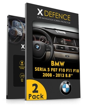 2w1 SZKŁO OCHRONNE NA NAWIGACJĘ EKRAN DO BMW 5 F07 F10 F11 F18 8,8'