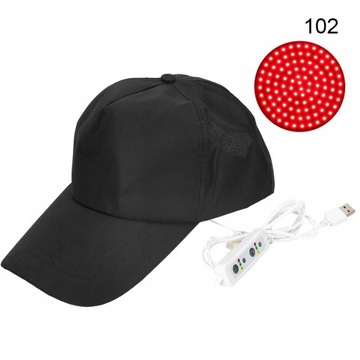 USB Hair Growth Hat Kontrola oleju Leczenie