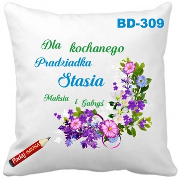 Poduszka na Dzień Babci Prababcia z Imieniem WZORY