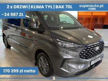 Ford Tourneo Custom II  L1 2.0 EcoBlue 170 KM 170KM 2026 FORD Tourneo Custom 320 L2H1 Titanium A8 2.0 170KM