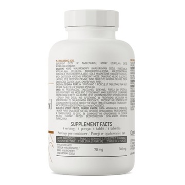 OstroVit Hyaluronic Acid 90 tabs KWAS HIALURONOWY